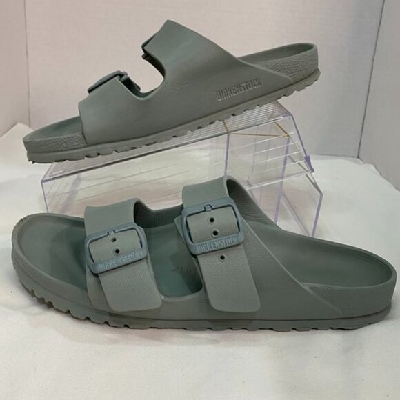 Birkenstock Arizona EVA Slides Gray Sandals Waterproof Comfort Size 9 Women - Picture 5 of 12